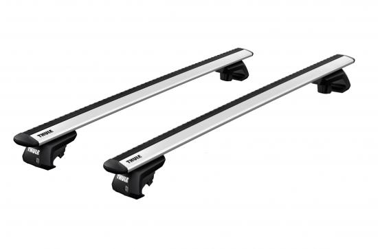 Thule Raised Rail WingBar Evo Dachtrger f. Ssangyong Rexton mit Reling, Bj. 2002-2017, 5-Trer SUV