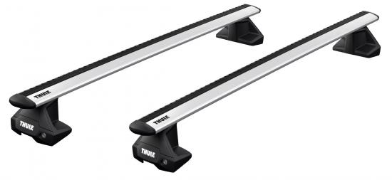Thule Clamp WingBar Evo Dachtrger f. Fiat 500 x, ohne Reling Bj. 2014-, 5-Trer SUV