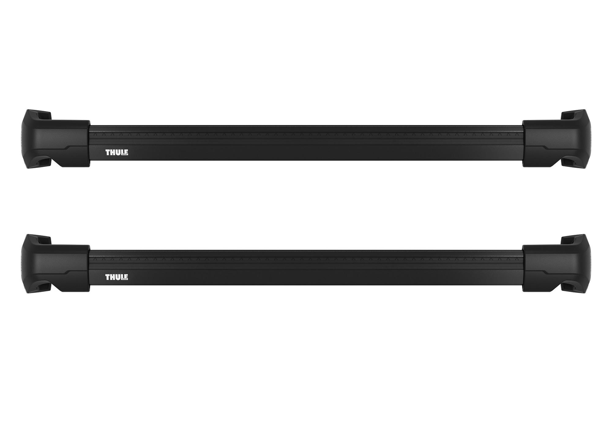 Thule Flush Rail WingBar Edge Black Dachträger f Dacia Duster mit