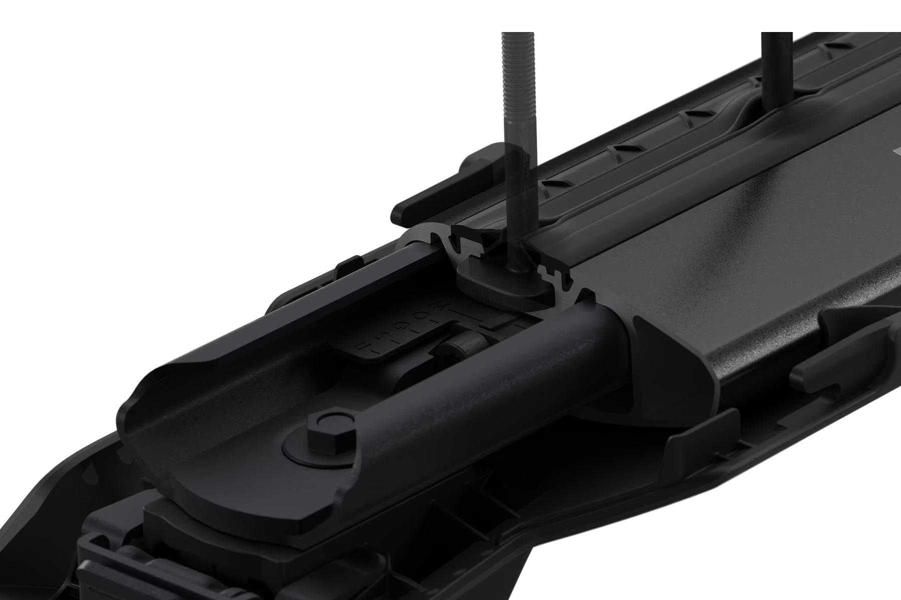 Thule Flush Rail Wingbar Edge Black Dachtr Ger F Volvo Xc Mit