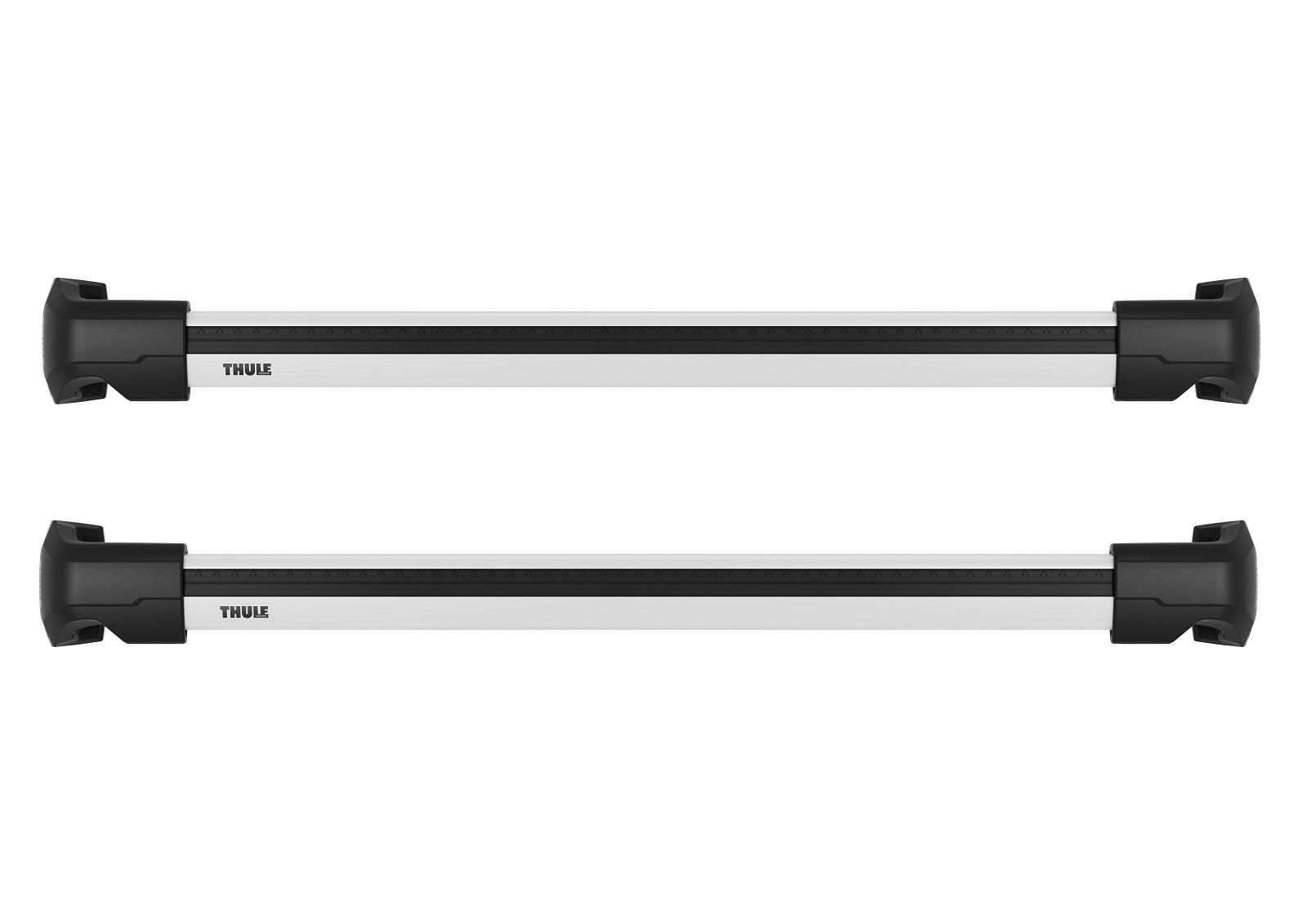 Thule Flush Rail WingBar Edge Silver Dachträger f Skoda Kodiaq mit