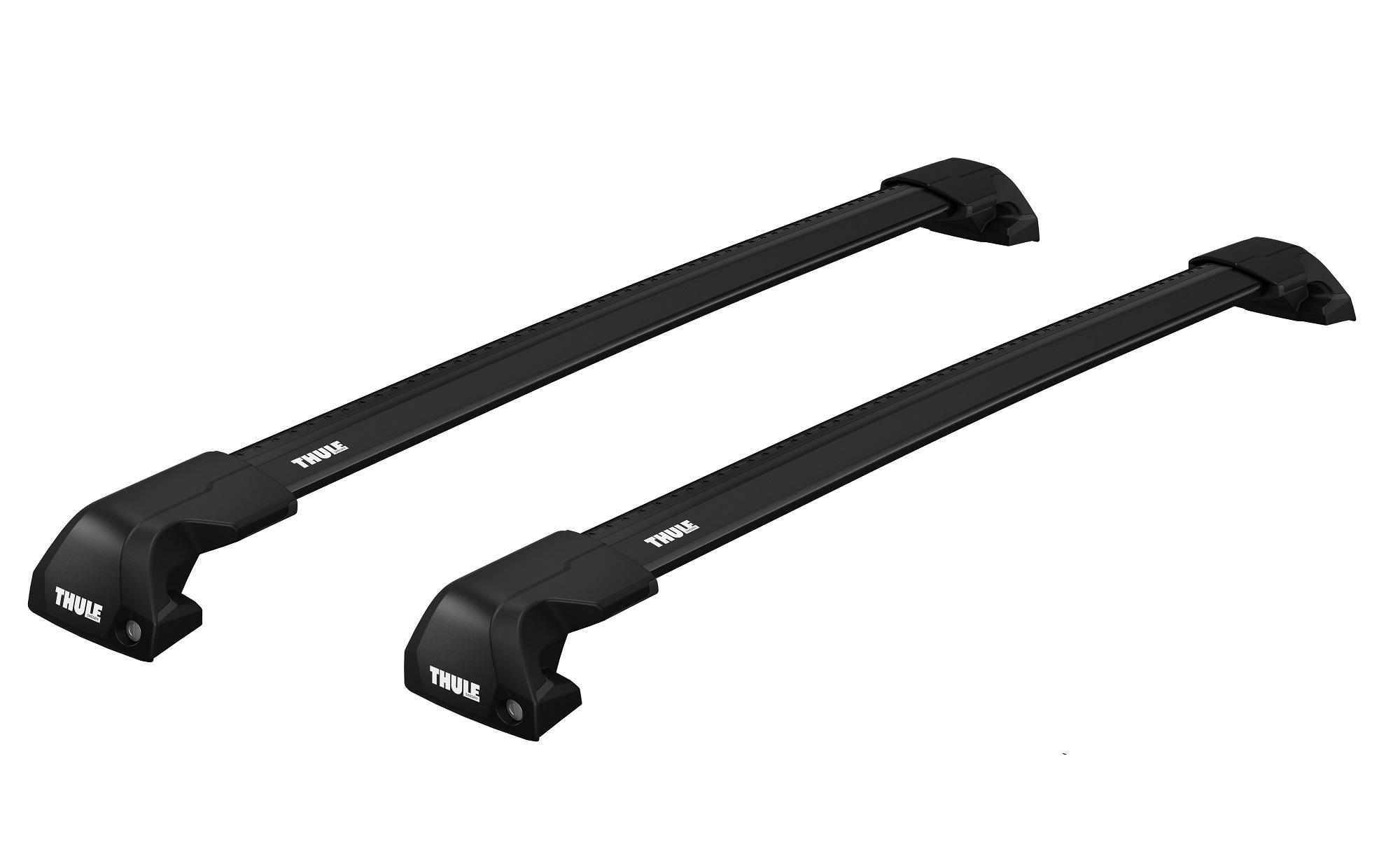 Thule Flush Rail WingBar Edge Black Dachträger f Hyundai Santa Fé TM