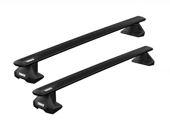 Thule Clamp WingBar Evo Black Dachtrger f. Peugeot 3008 ohne Reling, Bj. 2017-, 5-Trer SUV