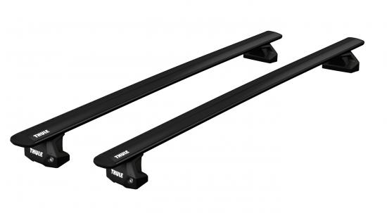 Thule Fixpoint WingBar Evo Black Dachtrger f. Ford Tourneo Connect Connect mit Fixpunkten, Bj. 2002-2013, Van